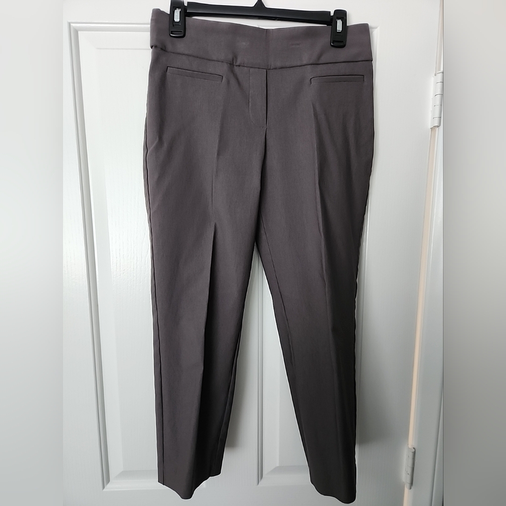 Womens Grey Cropped Pants